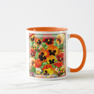 Pansy Sunset Mug