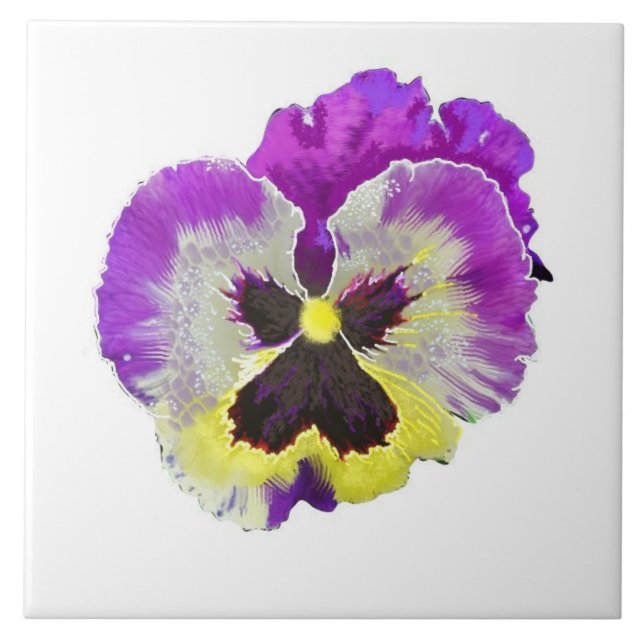 Pansy Tile (Front)