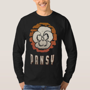Pansy Vintage Retro Classic Sunset T-Shirt