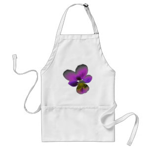Pansy Wild Dark Purple Apron