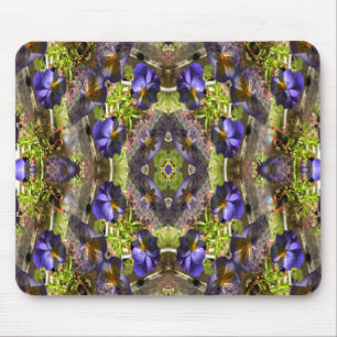Pansy's on a platter... mouse mat