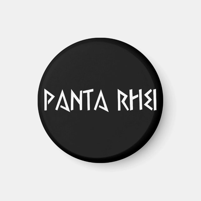 Panta rhei magnet (Front)