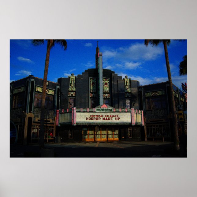 Pantages Theatre Universal  Studios Poster (Front)