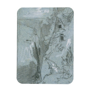 Pantalica, from 'Views of Sicily (chalk & gouache Magnet