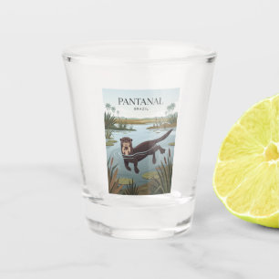 Pantanal Brazil Shot Glass