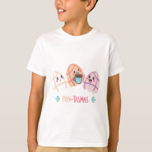 Pantasmas Cute Ghost Bread Halloween Kids T-Shirt