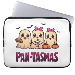 Pantasmas Funny Ghost Groovy Retro Halloween Laptop Sleeve