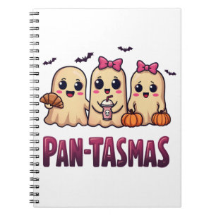 Pantasmas Funny Ghost Groovy Retro Halloween Notebook