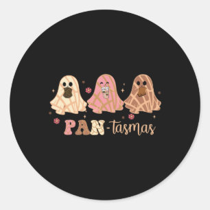Pantasmas Ghost Conchas Mexican Halloween Classic Round Sticker