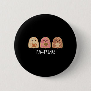 Pantasmas Ghost Funny Spooky Conchas Mexican Ghost 6 Cm Round Badge