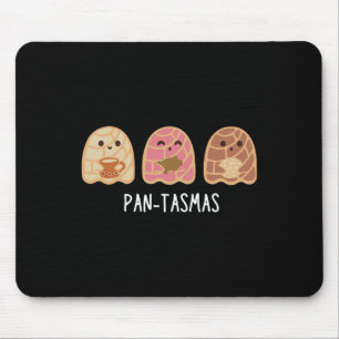 Pantasmas Ghost Funny Spooky Conchas Mexican Ghost Mouse Mat