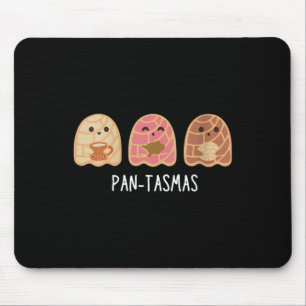 Pantasmas Ghost Funny Spooky Conchas Mexican Ghost Mouse Mat
