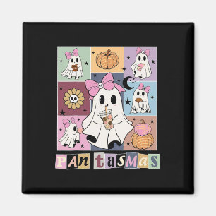 Pantasmas Mexican Halloween Ghost Spooky Conchas C Magnet