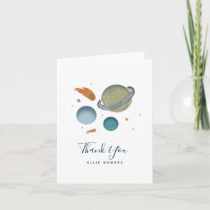 Panted Planets Thank You Card