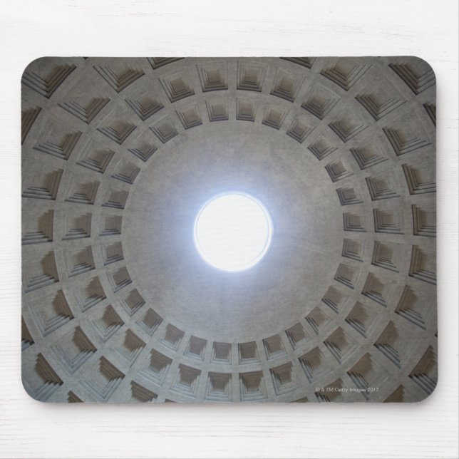 Pantheon  ceiling, low angle wide angle view mouse mat (Front)