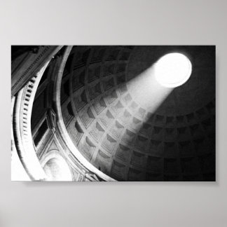 Pantheon Ceiling - Rome, Italy Poster