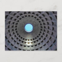 Pantheon dome indoors - Rome, Italy