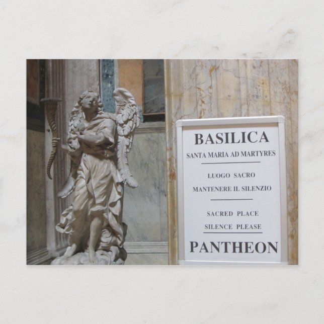 Pantheon Entrance Postcard (Front)