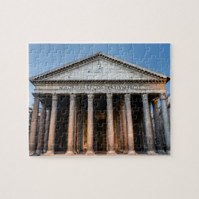 Pantheon holy temple at dawn - Rome, Italy Jigsaw Puzzle (Horizontal)