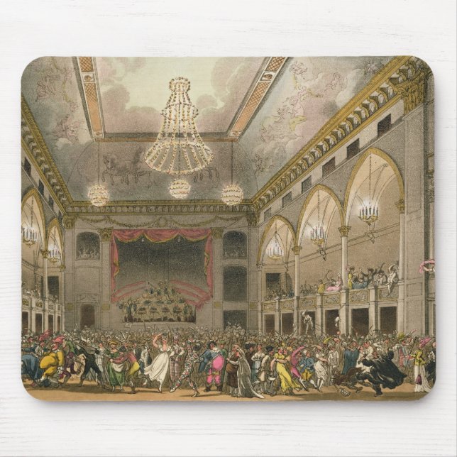 Pantheon Masquerade from 'Ackermann's Microcosm Mouse Mat (Front)