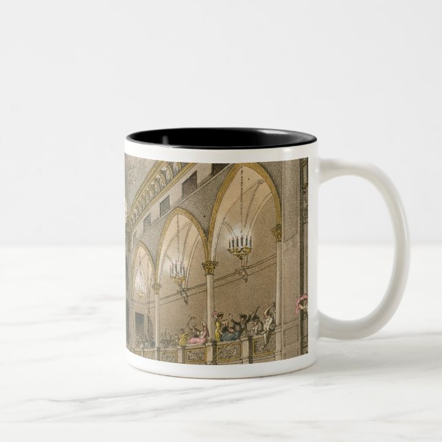 Pantheon Masquerade from 'Ackermann's Microcosm Two-Tone Coffee Mug (Right)