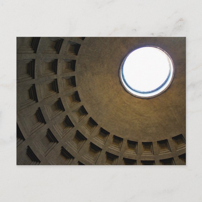 Pantheon Roof Postcard (Front)