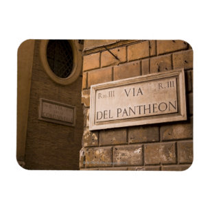Pantheon sign, Rome, Italy Magnet