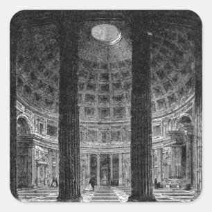 Pantheon Square Sticker