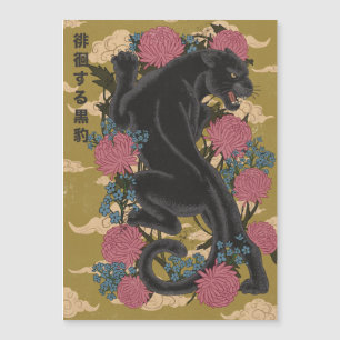 Panther Among the Flowers