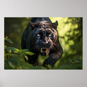 Panther Animal Nature Majestic Wild Poster