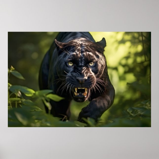 Panther Animal Nature Majestic Wild Poster (Front)