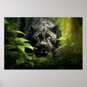 Panther Animal Nature Majestic Wild Poster