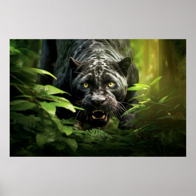 Panther Animal Nature Majestic Wild Poster (Front)