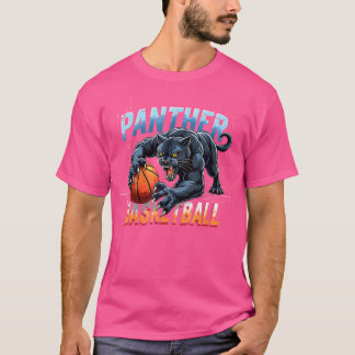 Panther Basketball Fierce Team Basketball Panther T-Shirt