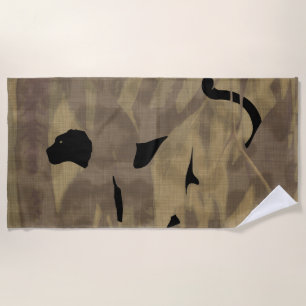 Panther Beach Towel