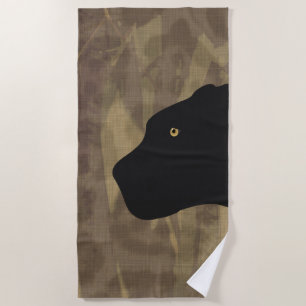 Panther Beach Towel