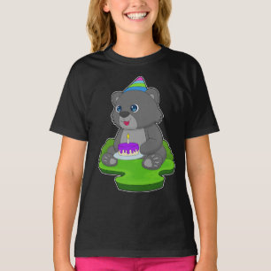 Panther Birthday Cake T-Shirt