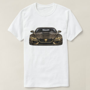 Panther Black Performance Coupe—BV-JPB Front View T-Shirt