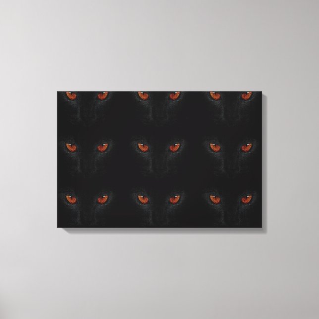 panther canvas print (Front)