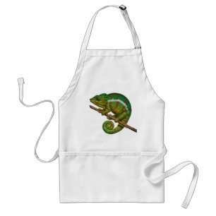 Panther Chameleon Digital Painting Standard Apron