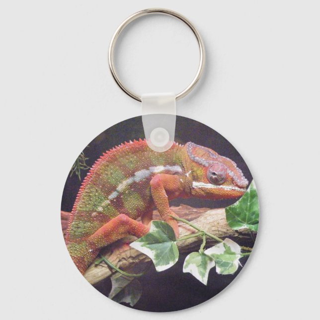 Panther Chameleon Key Ring (Front)