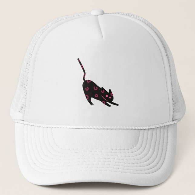 Panther Energy Hat | Cute & Edgy Cat Vibes (Front)