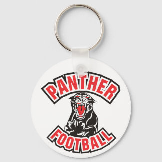 PANTHER FOOTBALL red Key Ring