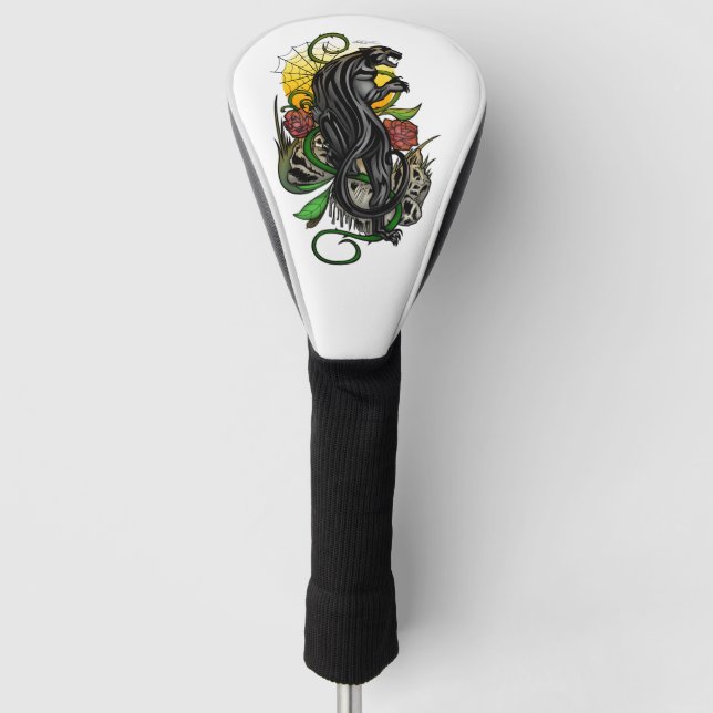 Panther Golf Head Cover (Front)