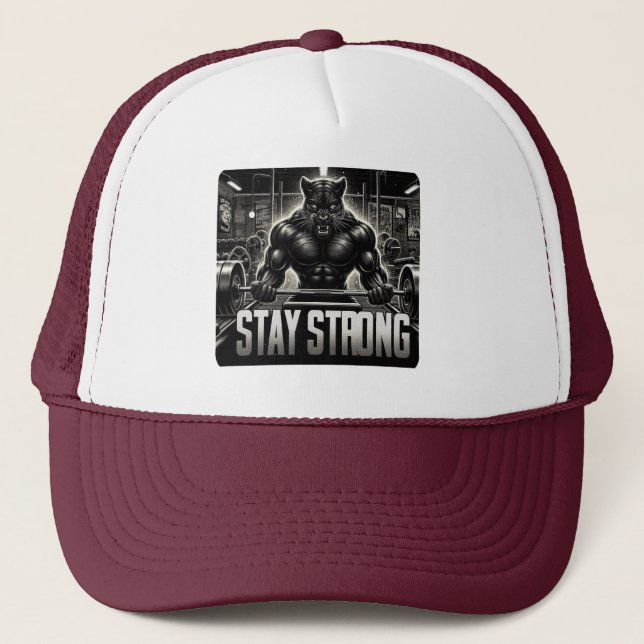 Panther Gym Trucker Hat (Front)