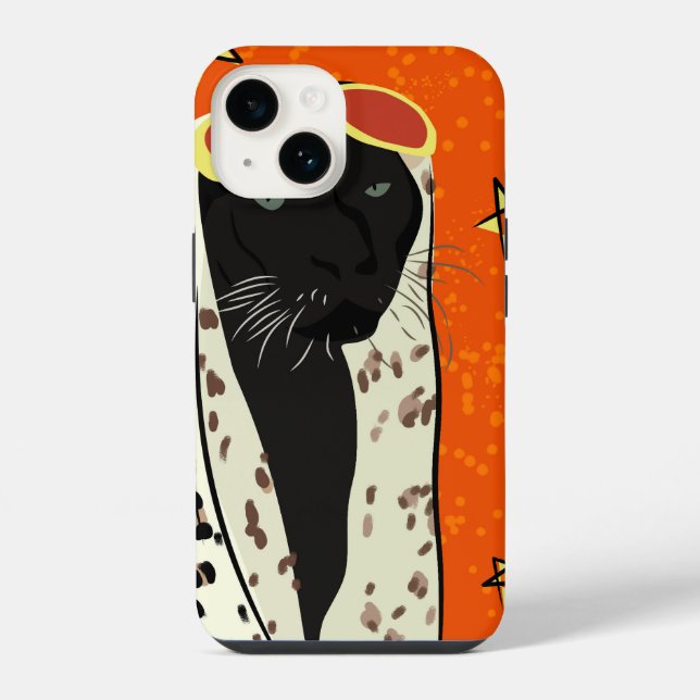 Panther in Style iPhone Case (Back)