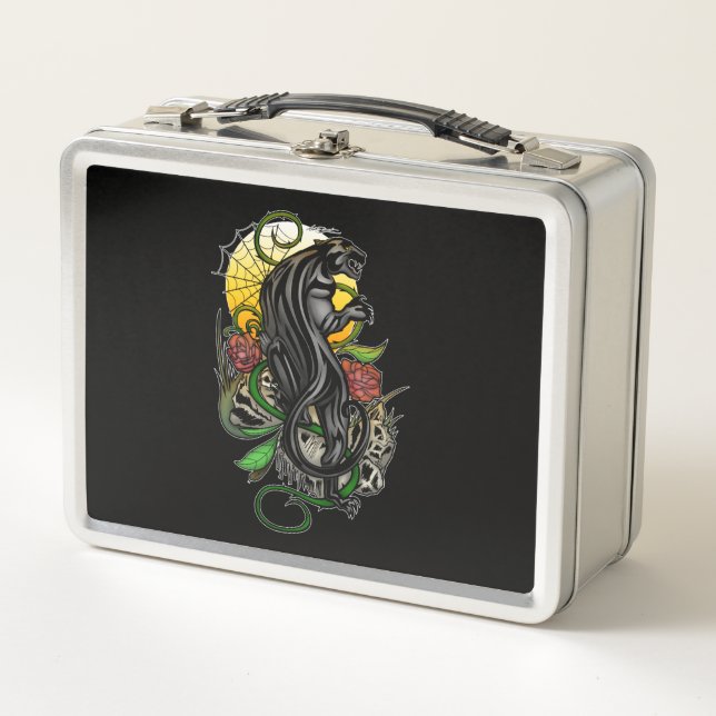 Panther Metal Lunch Box (Front)