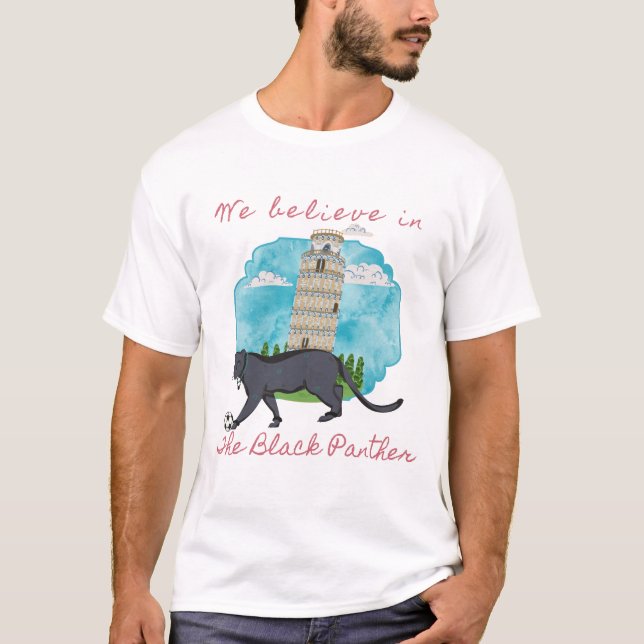 Panther Morocco Football T-Shirt (Front)