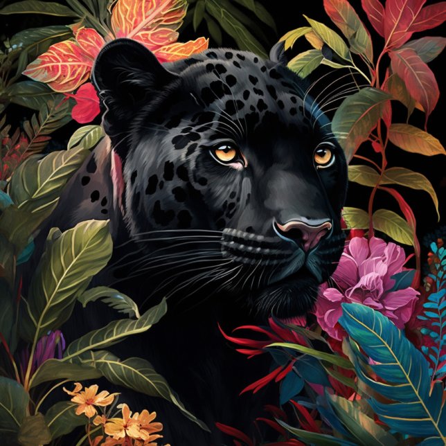 Panther Peeking Out Jungle Jigsaw Puzzle (Creator Uploaded)