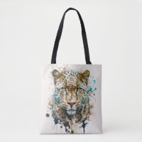 Panther Portrait Animal Painting Wildlife Outdoors